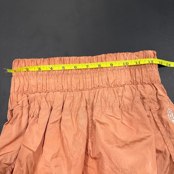 Free People Movement Orange The Way Home Logo Shorts - Picture 9 of 11